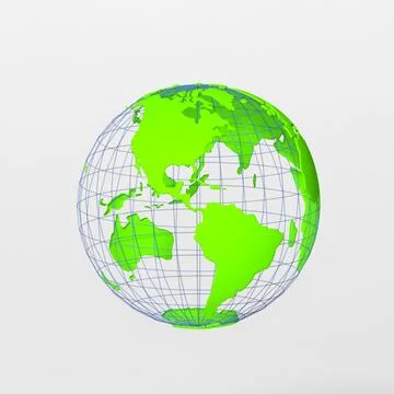 Earth globe 3D Model