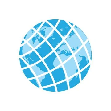 Earth globe with abstract concept Stock Illustration