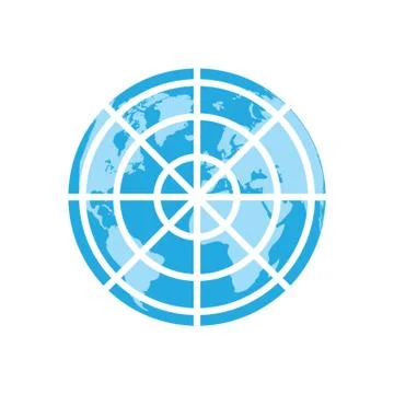 Earth globe with abstract concept Illustrazione stock
