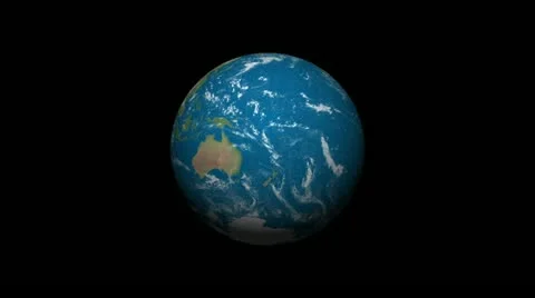 Earth Globe, Australia Stock Footage 11448422