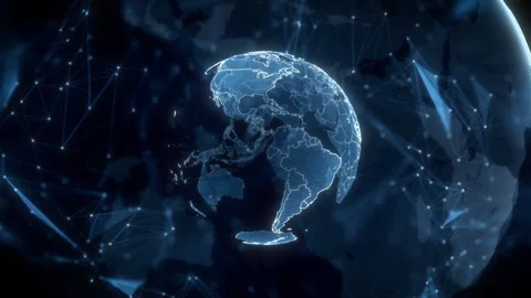 Earth Globe Connection Stock Footage 221130759