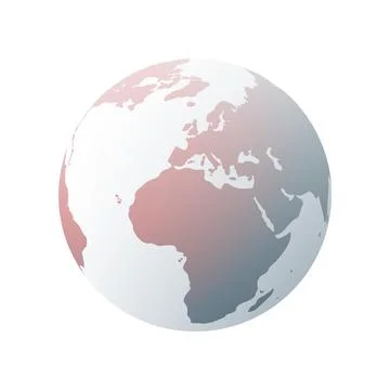 Earth Globe Design Layout - Global Business, Technology, Globalization Conc.. Stock Illustration