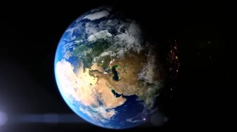 Earth globe Stock Footage 42740110