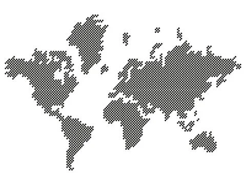 Earth globe, globe, earth, dots, world map globe, background Stock Illustration
