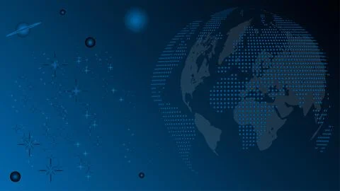 Earth globe, globe, earth, dots, world map globe, background Stock Illustration
