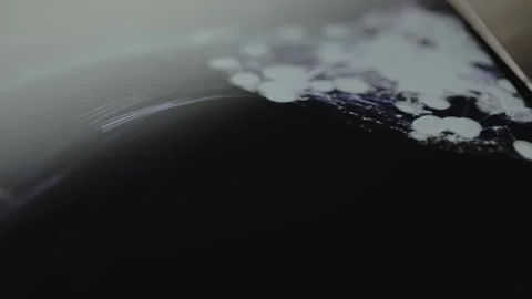 Earth globe with highlighted lines representing network connections Vídeo Stock 328378747