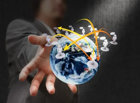 Earth globe Illustrazione stock