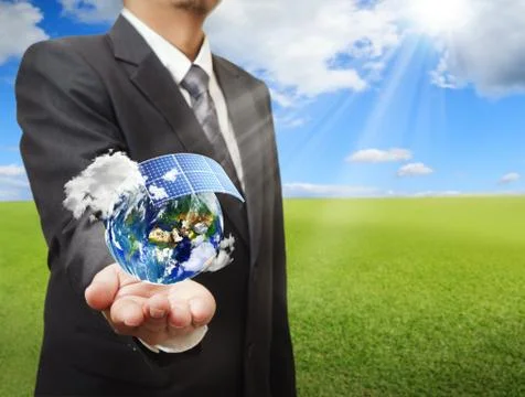 Earth globe Stock Illustration