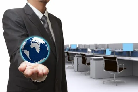 Earth globe Stock Illustration