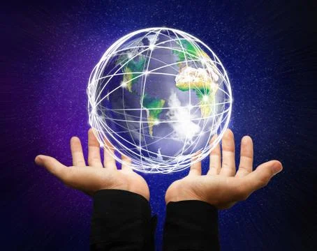 Earth globe Stock Illustration
