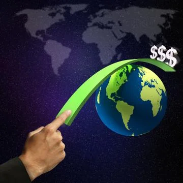 Earth globe Stock Illustration