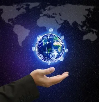 Earth globe Stock Illustration