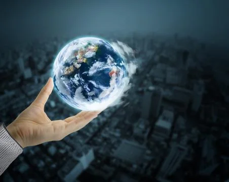 Earth globe Stock Illustration