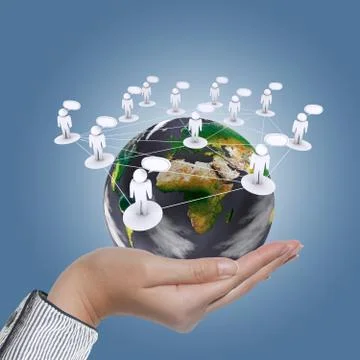 Earth globe Illustrazione stock