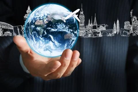 Earth globe Stock Illustration