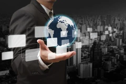 Earth globe Stock Illustration