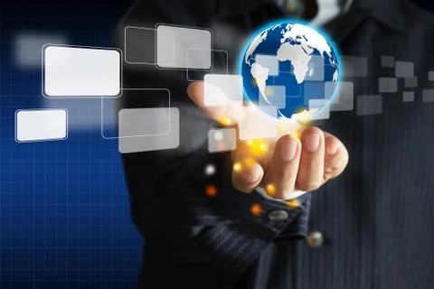 Earth globe Stock Illustration