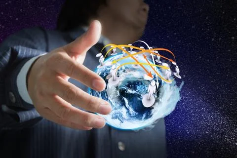 Earth globe Illustrazione stock