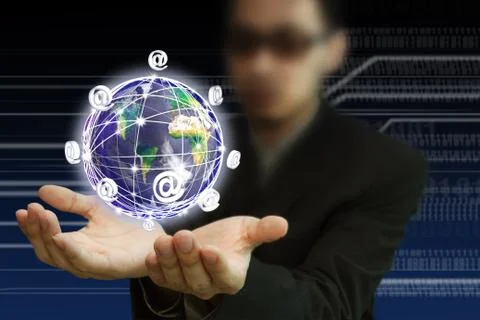 Earth globe Stock Illustration