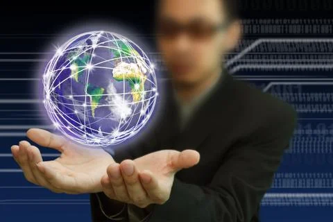 Earth globe Stock Illustration