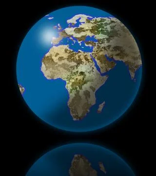 Earth globe Stock Illustration