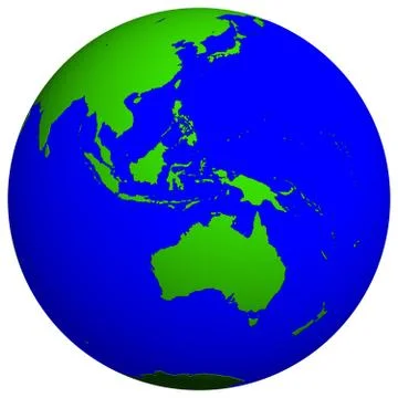 Earth globe Stock Illustration