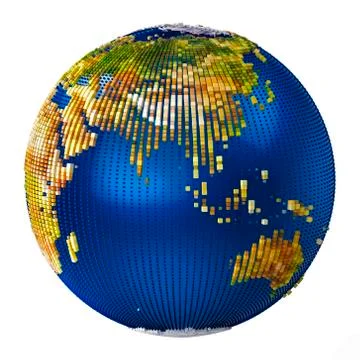 Earth globe Stock Illustration