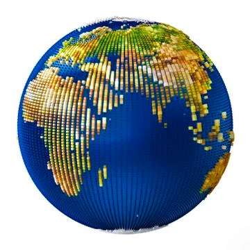 Earth globe Stock Illustration