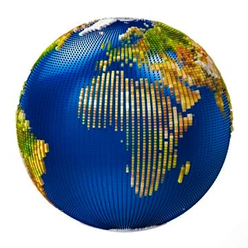 Earth globe Stock Illustration