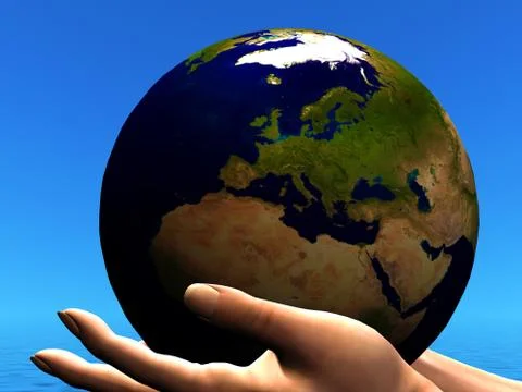 Earth globe Stock Illustration