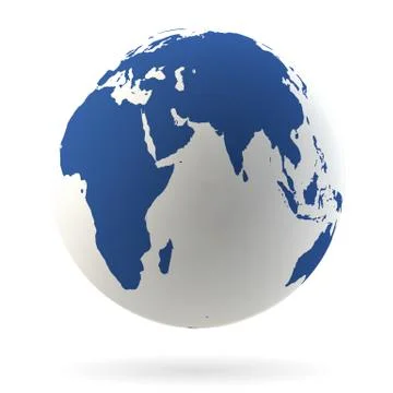 Earth globe Illustrazione stock