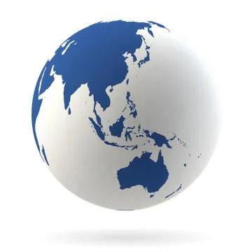 Earth globe Stock Illustration