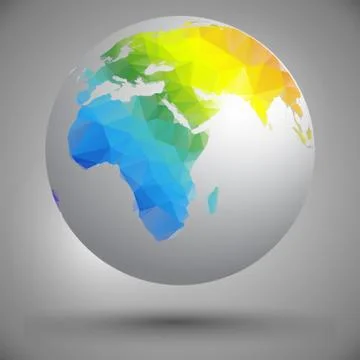 Earth globe Stock Illustration