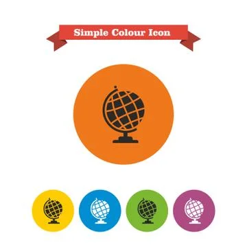 Earth globe Stock Illustration