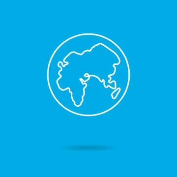 Earth globe Stock-Illustration