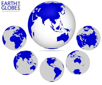 Earth globe Stock Illustration