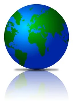Earth Globe Stock Illustration