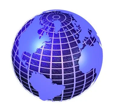 Earth Globe Stock Illustration