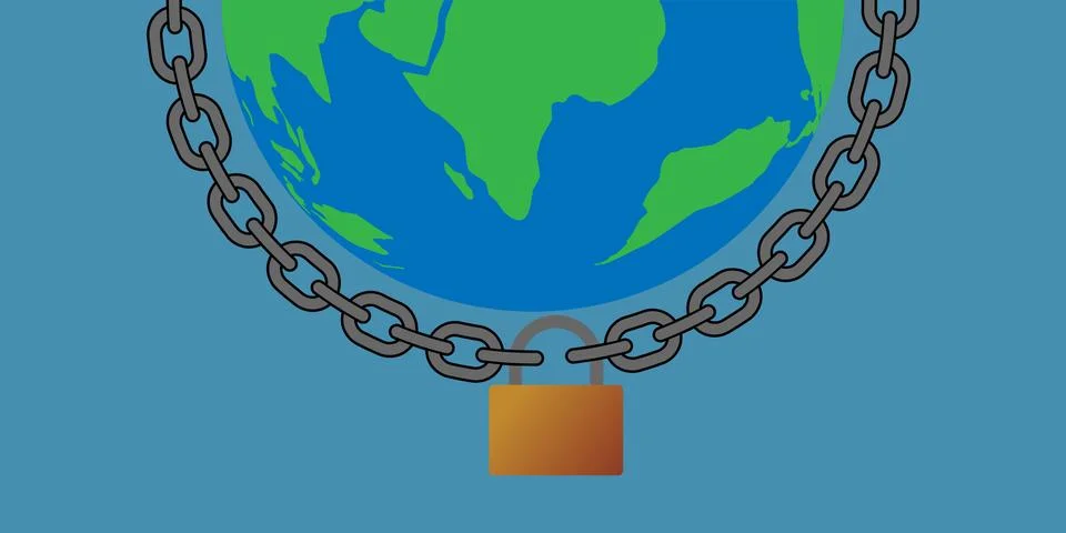 Earth globe Stock Illustration