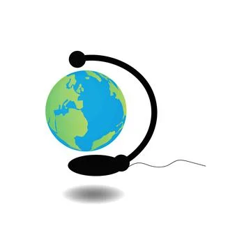 Earth globe Stock Illustration