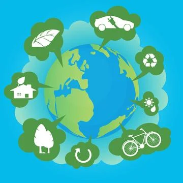 Earth globe Stock Illustration
