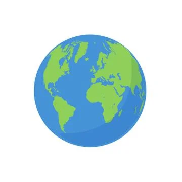 Earth Globe Illustration Stock Illustration