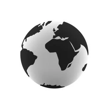 Earth globe illustration Illustrazione stock