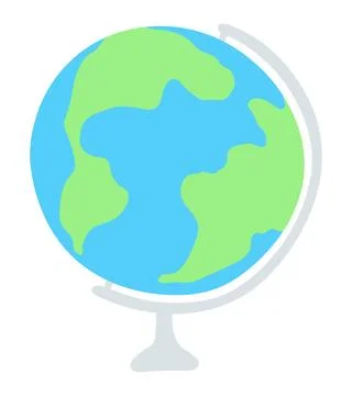 Earth globe illustration Stockillustratie
