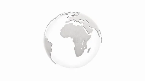 Earth globe minimal concept. Elements related to Technology or science. Stock Footage 302950015