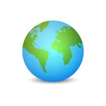 Earth globe planet Stock Illustration