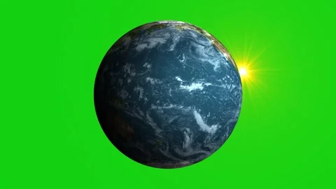 Earth Globe Rotation 360d Animation. Stock Footage 337013879