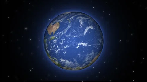 Earth Globe Rotation Animation. Video stock 336859261