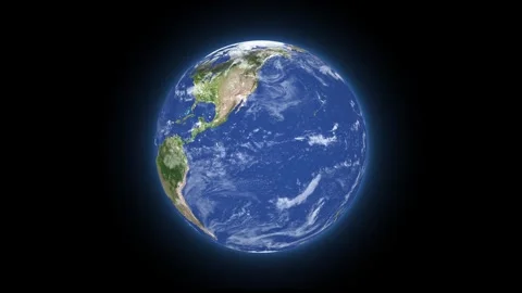 Earth Globe Rotation Animation. 스톡 동영상 336859267