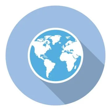 Earth Globe Symbol Stock Illustration